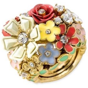 Vintage juicy couture floral ring